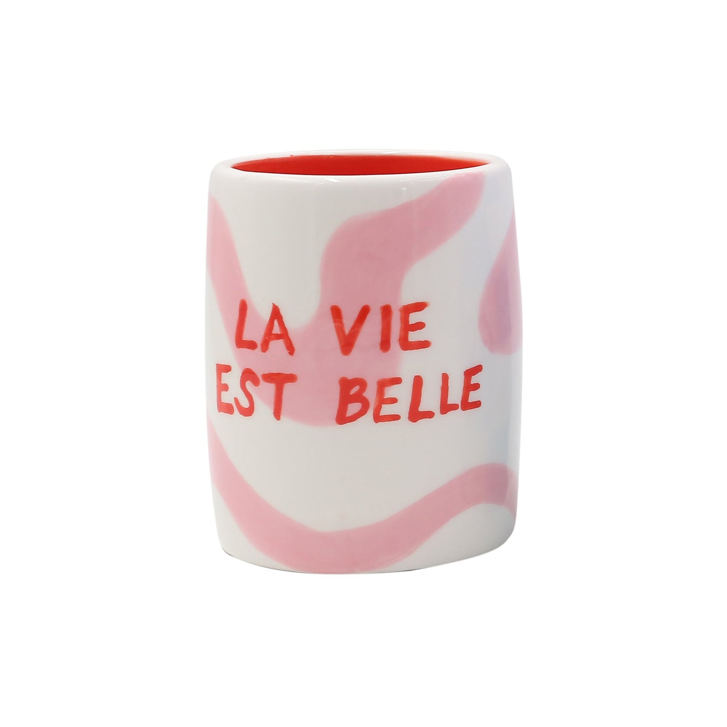 Qué Rico keraamiline kruus La Vie Est Belle / H10 cm