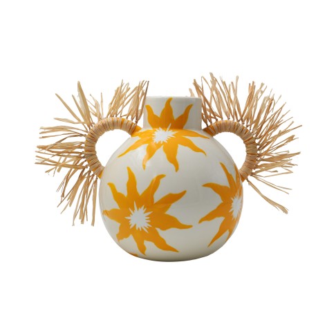 Qué Rico keraamiline vaas Fernanda - Golden Glow / 17,5 cm