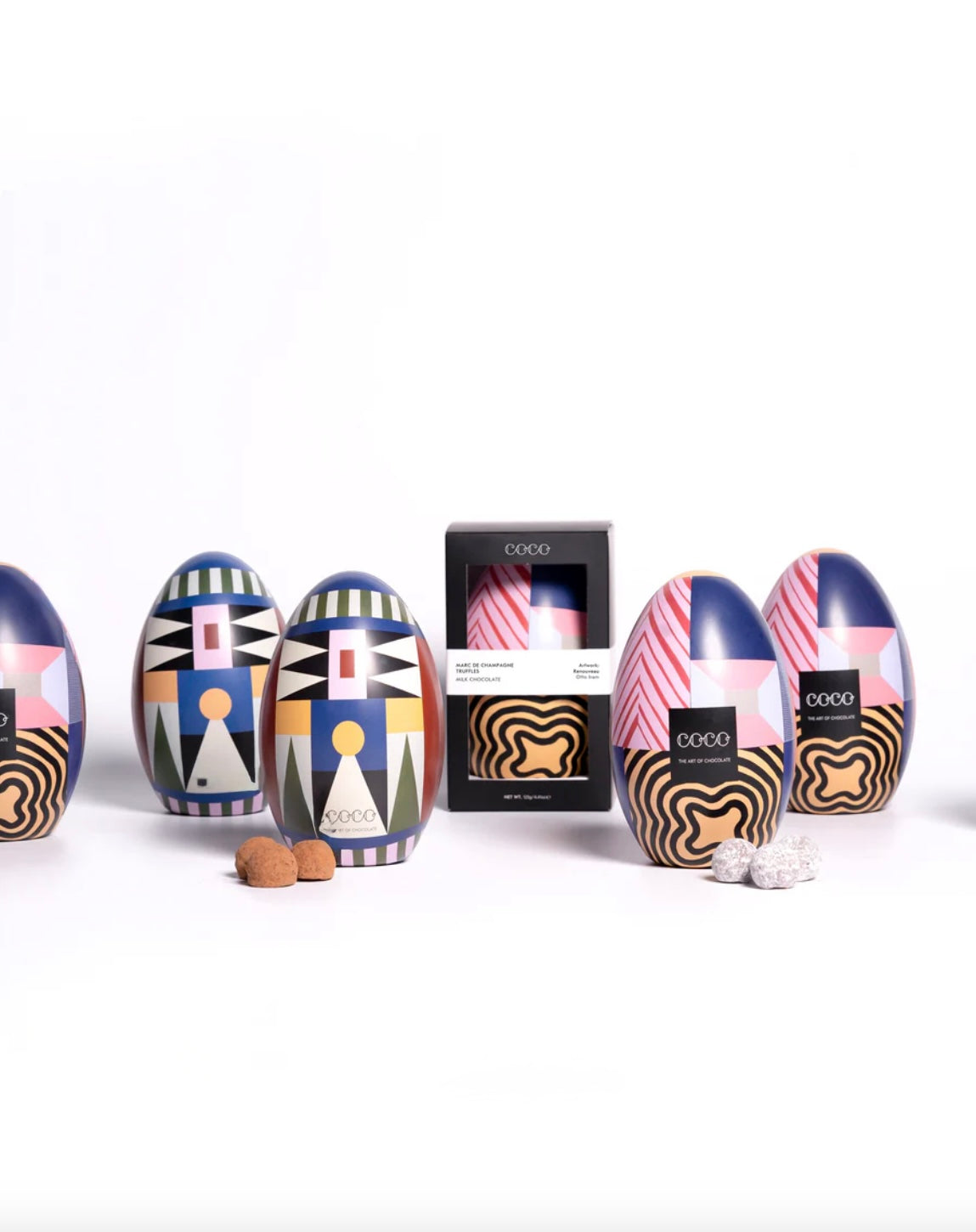 Coco / Marc de Champagne trühvlimunade kinkekarp 125g