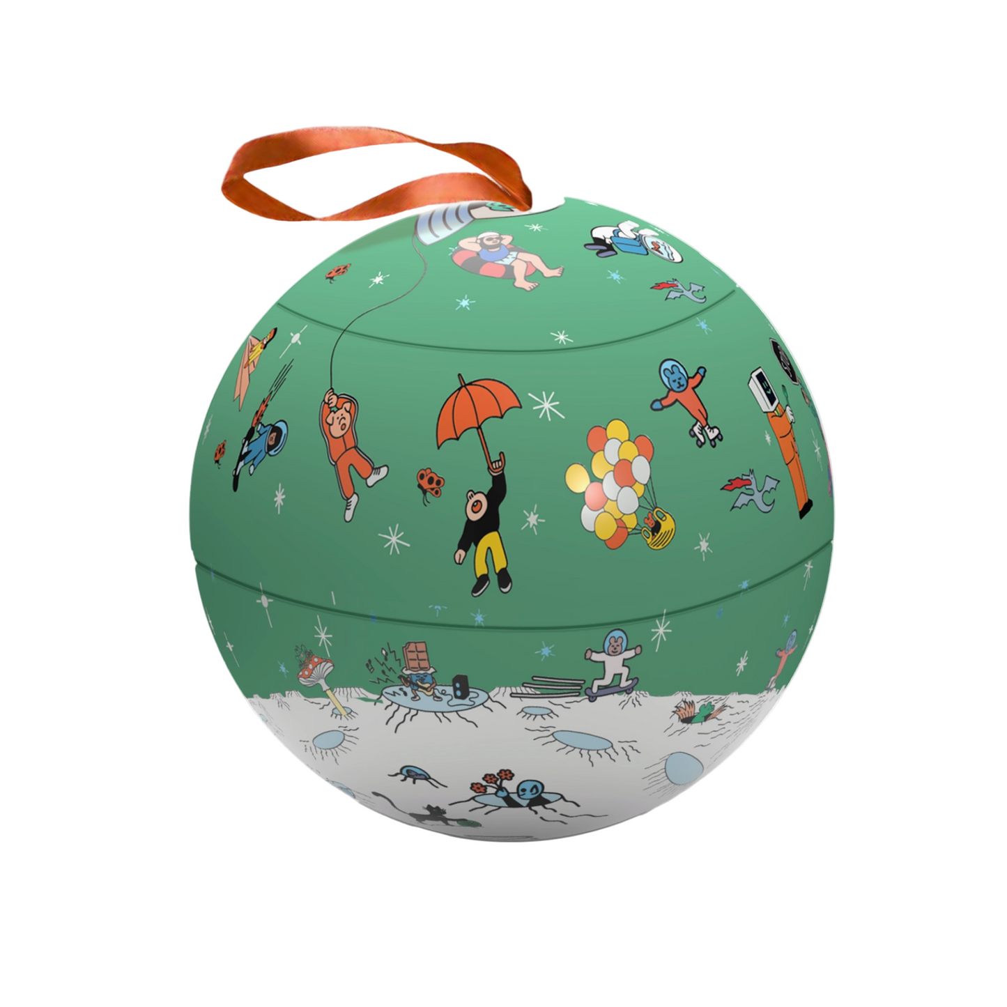 OTHERLY soolakaramellitrühvlid roheline ornament / 100g