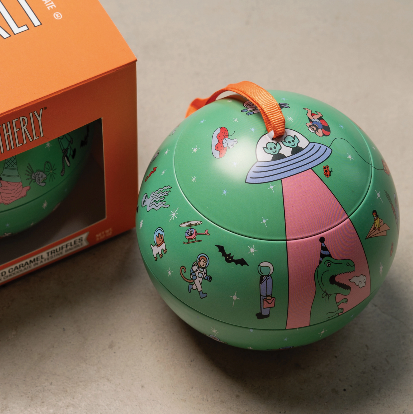 OTHERLY soolakaramellitrühvlid roheline ornament / 100g