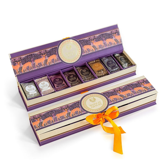 MAISON AMAURY eksklusiivne šokolaadi kinkekarp King of Stag / 42tk