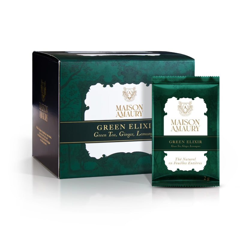 Maison Amaury roheline tee GREEN ELIXIR / 20 biolagunevat teepakki