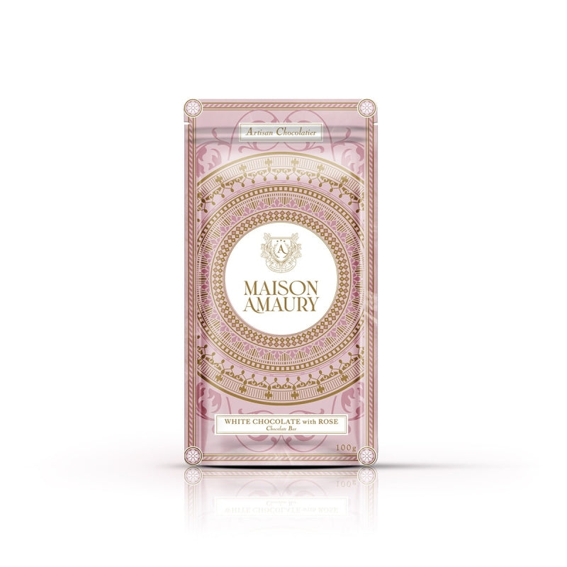 Maison Amaury roosi maitseline valge šokolaad 100g