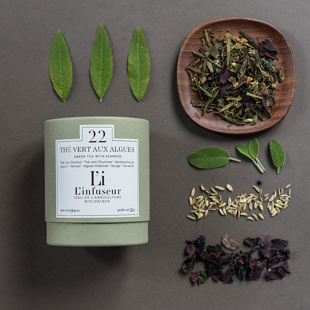 L`INFUSEUR roheline purutee merevetikaga No22 / 55g