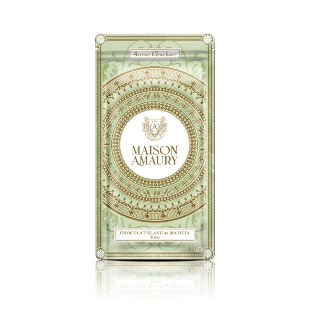 Valge šokolaad matcha teega 100g