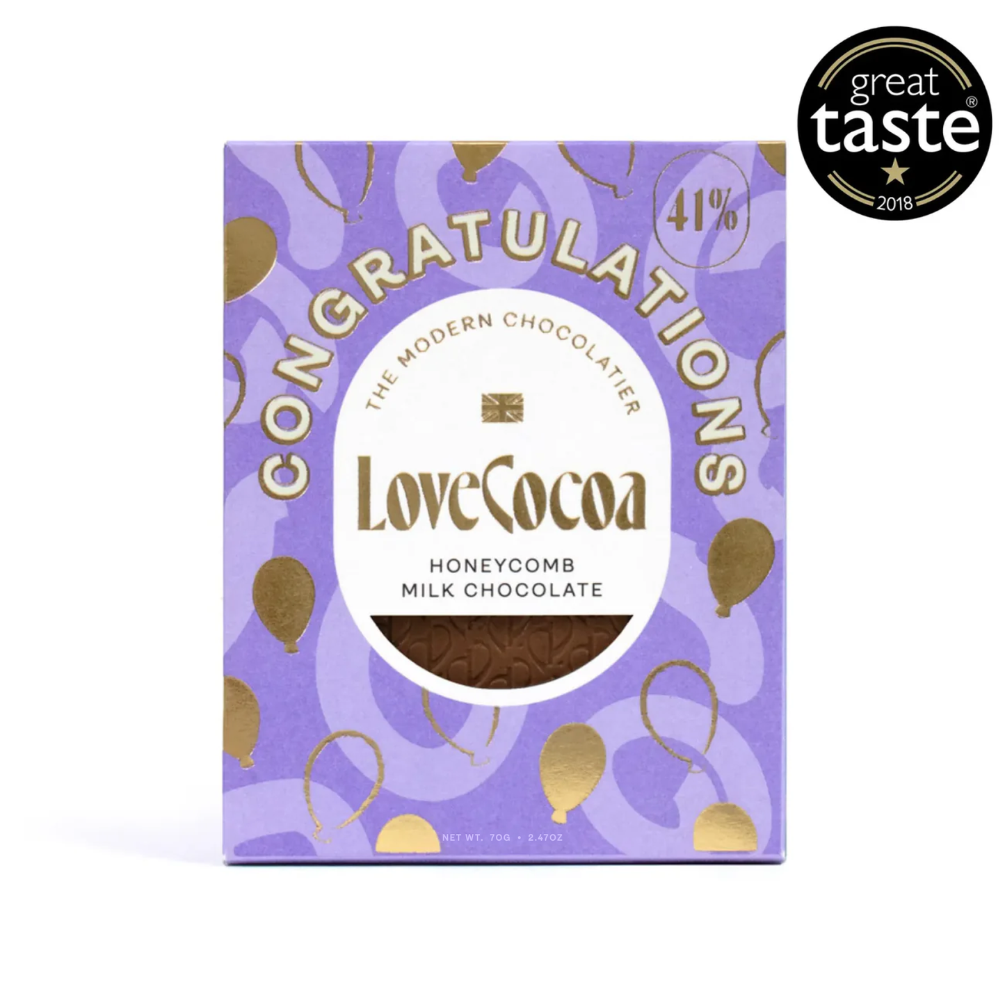 UUS BRÄND! Love Cocoa piimašokolaad "Congratulations" 75g