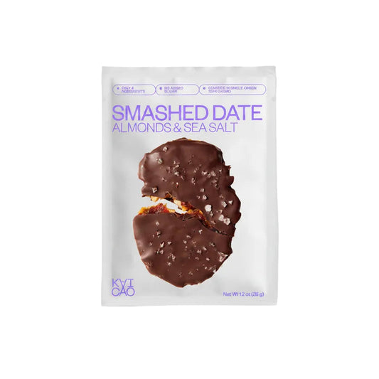 UUS BRÄND! KAICAO Medjool dattel 100% tumedas šokolaadis mandli ning meresoolaga / 35g