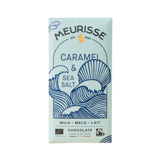 MEURISSE piimašokolaad karamelli ja meresoolaga 100g