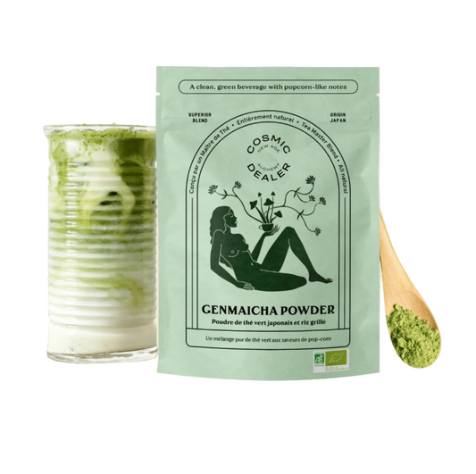 Genmaicha / Jaapani rohelise tee pulberisegu röstitud riisiga 100g