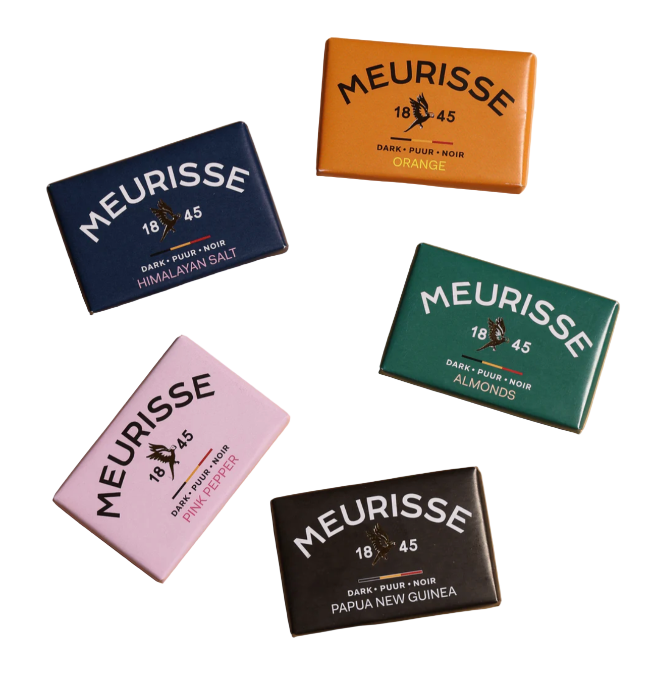 MEURISSE tumeda šokolaadivalik / 10 minitahvlit 100g