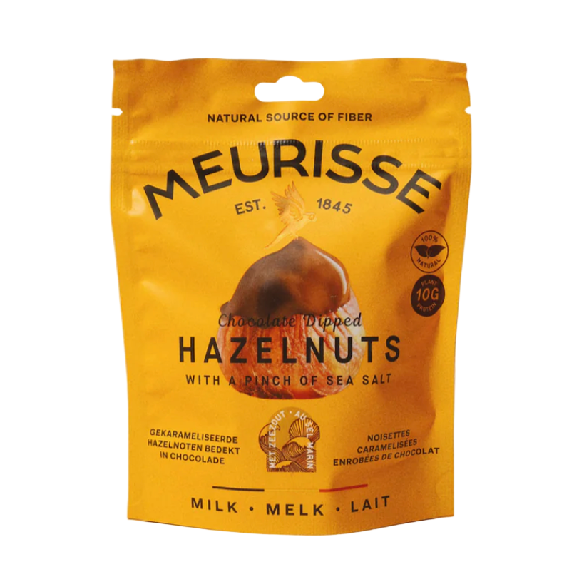 MEURISSE sarapuupähkel piimašokolaadis 100g