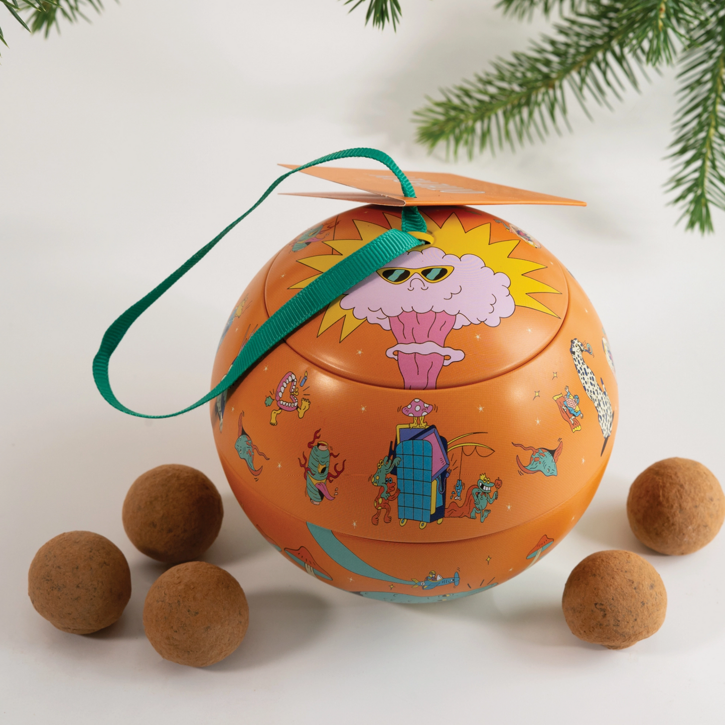 OTHERLY soolakaramellitrühvlid oranž ornament / 100g