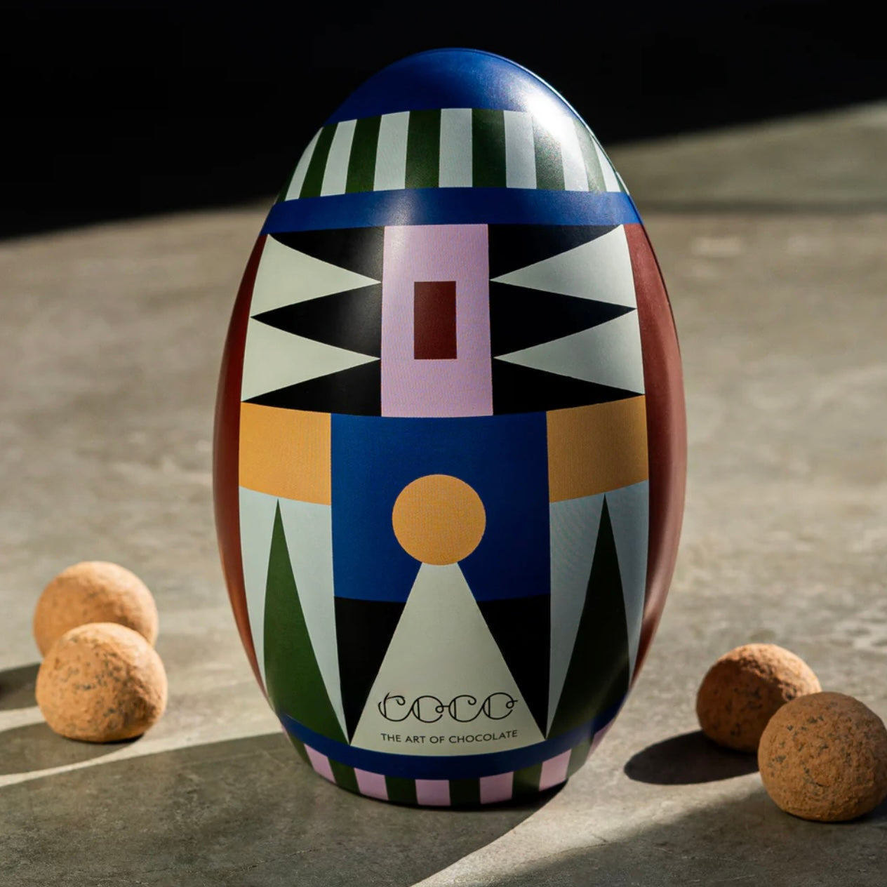 Coco / Kakaopulbriga kaetud meresoola karamelli trühvlid 125g