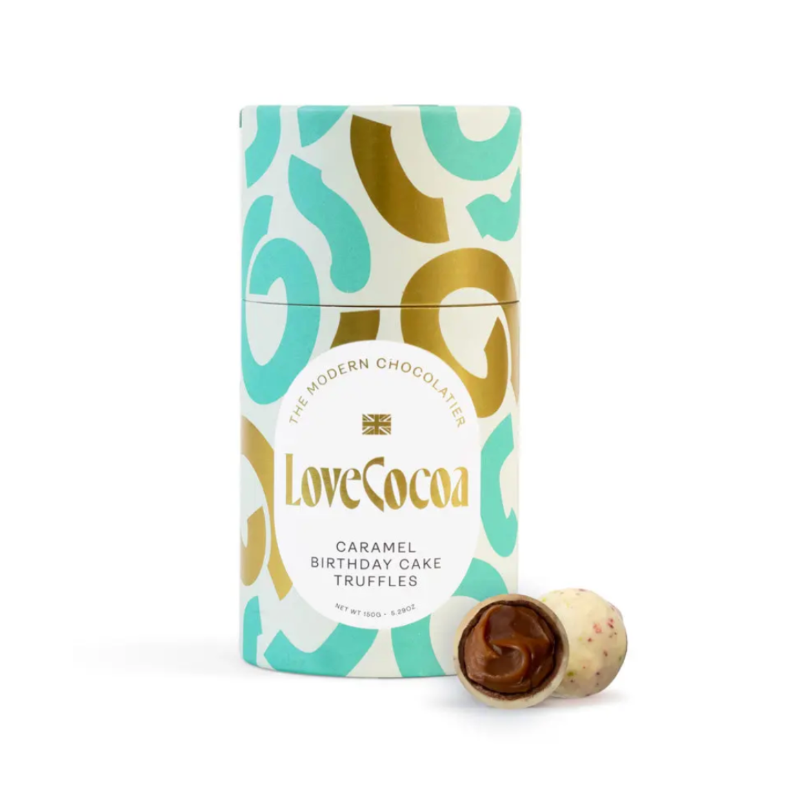 UUS BRÄND! Love Cocoa šokolaaditrühvlid silinder-karbis / Sünnipäeva koogi maitseline 150g