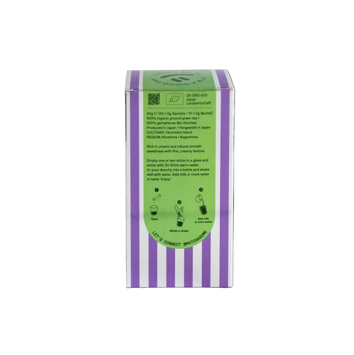 Matchasome / Mahe tseremoniaalne matcha "to-go" pakikesed 10tk