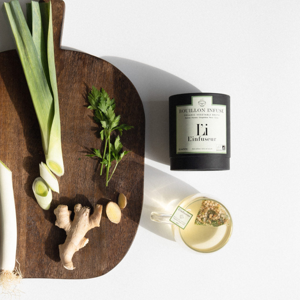 L`INFUSEUR puljong teepakis: seller & ingver / 15pk