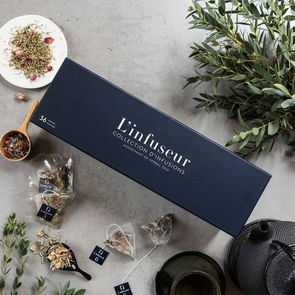 L`INFUSEUR teekollektsioon kinkekarbis: taimeteed / 36pk