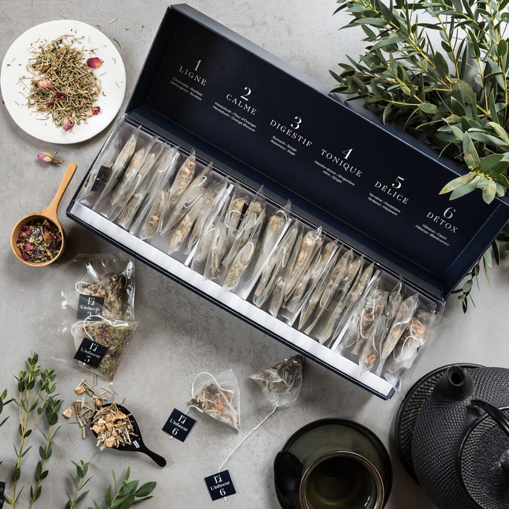 L`INFUSEUR teekollektsioon kinkekarbis: taimeteed / 36pk