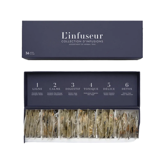 L`INFUSEUR teekollektsioon kinkekarbis: taimeteed / 36pk