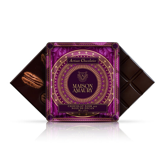 Maison Amaury 70% tume šokolaad pekaanipähklitega 53g