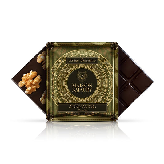 Maison Amaury 70% tume šokolaad Kreeka pähklitega 53g