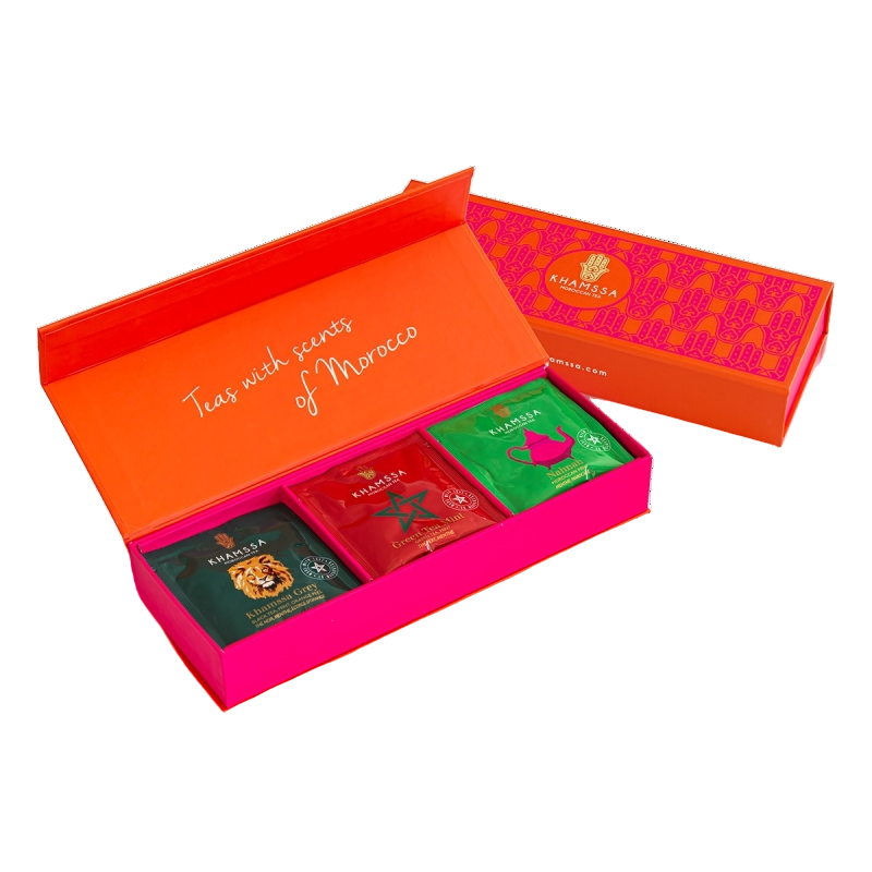 Khamssa tee kinkekarp 15tk / 3 erinevat maitset