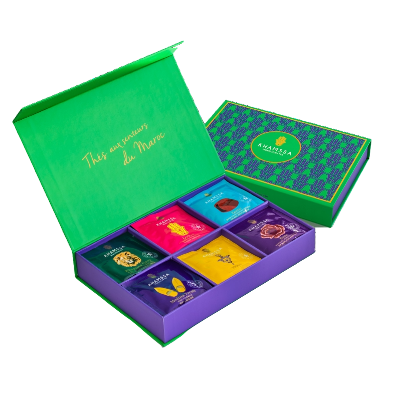 Khamssa tee kinkekarp 30tk / 6 erinevat maitset