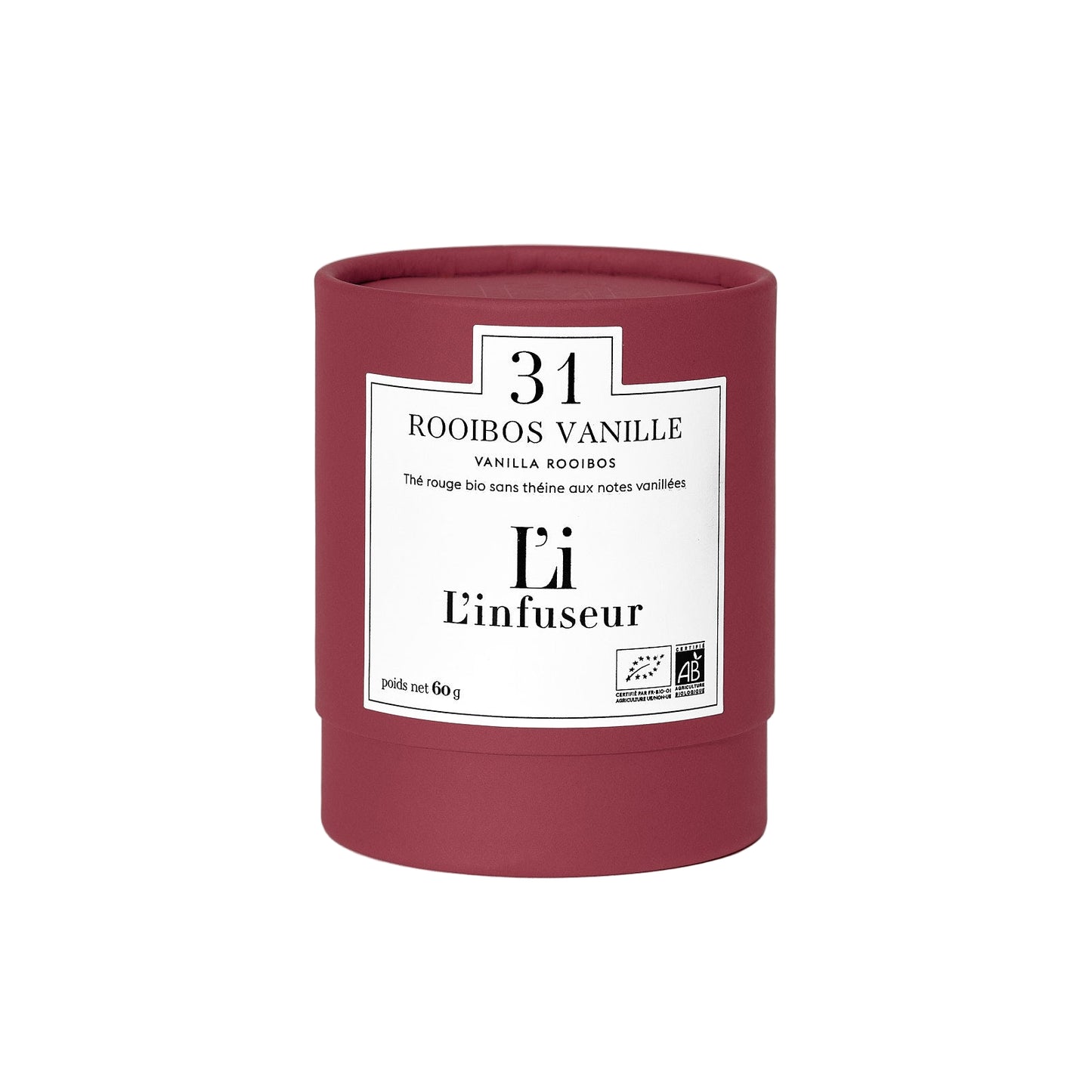 L`INFUSEUR kofeiinivaba vanilje rooibos No31 / 60g